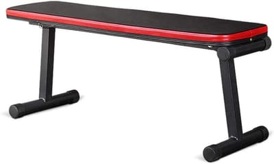 Opvouwbare Halterbank - Fitness Bank - Thuis Trainen - Compact Opvouwbaar - 110cm Lang - Zwart