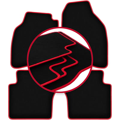 CARLUX-RED automatten voor: Honda Jazz II hatchback (2002-2008)