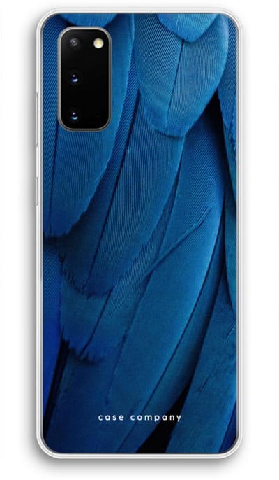 Case Company® - Hoesje geschikt voor Samsung Galaxy S20 hoesje - Pauw - Soft Cover Telefoonhoesje - Bescherming aan alle Kanten en Schermrand
