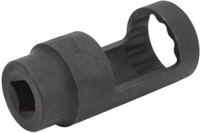 Dailygoods- Injector Socket 27mm - 1/2 Inch Aandrijving - 12-Punts Ontwerp - Universeel Voor Auto - Duurzaam Chroom Vanadium Staal - Effectieve Verwijdering Tool - Dopsleutel