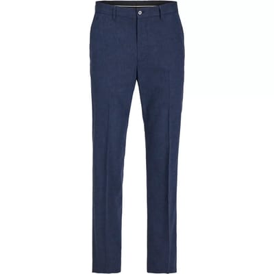 JACK & JONES Riviera Linen Trouser Fit slim fit - heren pantalon - donkerblauw