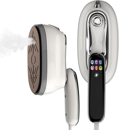 Strijkijzer met stoomgenerator - 2-in-1 handstoomstrijkijzer - 8*18*13 cm - Smart Gear-strijkfunctie - Met digitaal display - Geschikt voor thuis, op reis en in studentenkamers - Instelbaar in zes standen - nauwkeurige temperatuurregeling