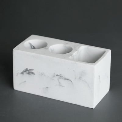 Elektrische Tandenborstelhouder Zwart Badkamer Organizer Tandenborstelhouder Tandenborstel Badkamer Tool Tandpasta Opbergrek Wit