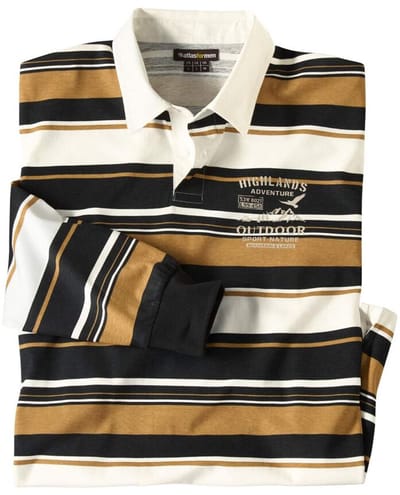 ATLAS FOR MEN - Rugbypolo Team Sport - Heren - Verkrijgbaar in grote maten - 5XL