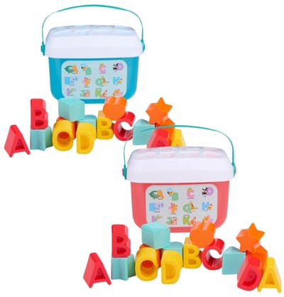 Shape sorter letter box 16pcs