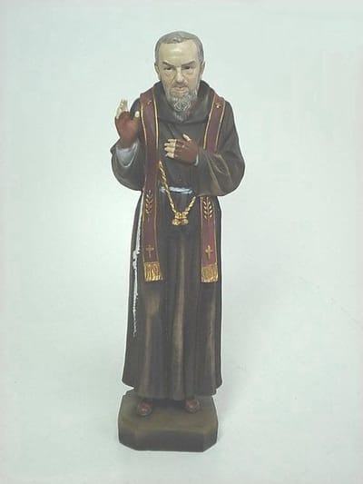 Beeld Pater Pio 30cm