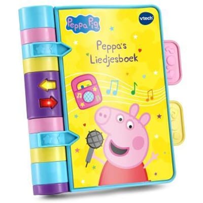 VTech Peppa Pig - Peppa's Liedjesboek - Interactief Speelgoed - 50+ Melodietjes, Liedjes, Geluiden en Zinnetjes - Speelgoed vanaf 6 maanden