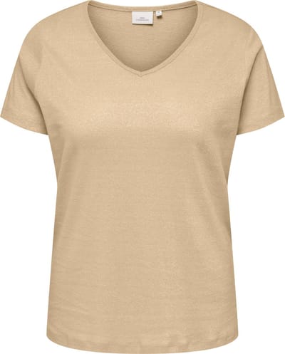 ONLY CARMAKOMA - CARMELODI SS V-NECK TOP JRS - Meisjes - Blouses