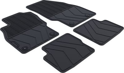 Rubber Automatten geschikt voor Opel Corsa D - 2006-2014 - 4-delig - Uitvoering: Variatie 1