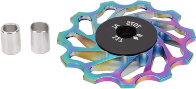 Fietsaandrijving Achterderailleur Pulley, 11T Aluminium Keramische Lager Rollerwiel voor 8, 9, 10 en 11 Versnellingen, Ideaal voor Fietsreparatie en Onderhoud