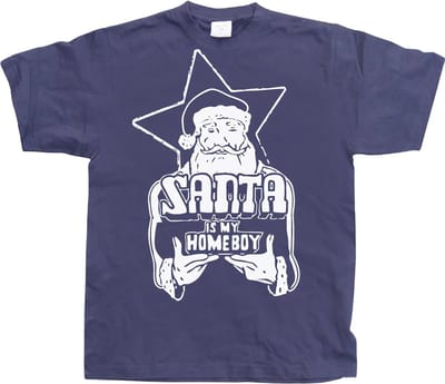 Hybris Santa Is My Homeboy T-shirt SH-1-12061-H4-9