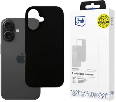Apple iPhone 16 - 3mk siliconen hoesje
