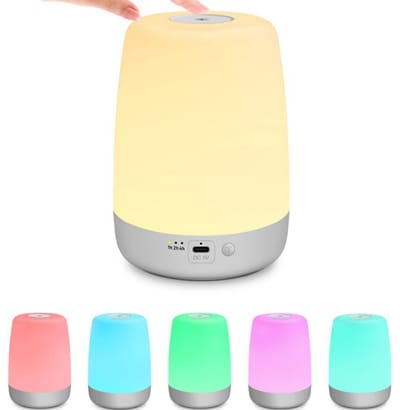 EXCITAT Nachtlampje - Nachtlampje voor op het bed - Dimbaar - LED-lamp - Geschikt voor slaapkamer en woonkamer