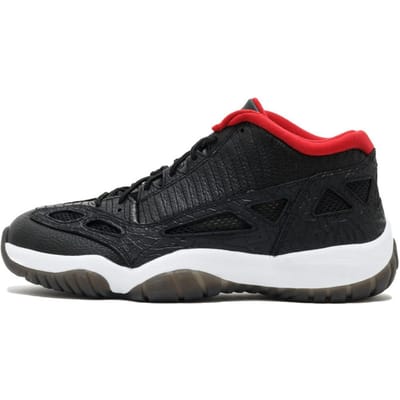 Jordan 11 Retro Low Ie Noir Rouge Varsity 2011 306008-001 43 black