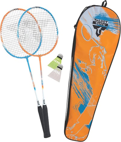 Badmintonset voor Twee Personen met Rackets en Ballen