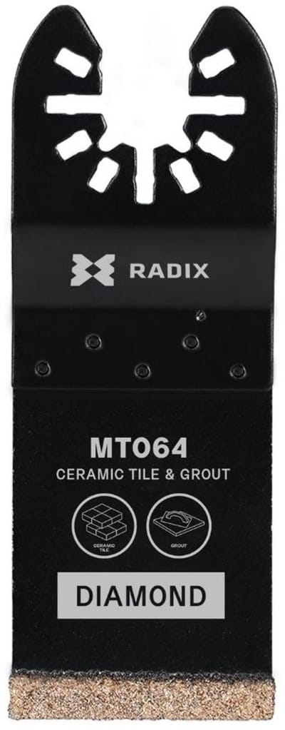 Radix - Multitool zaagblad - Diamant - 34x42mm - 40-50 grit
