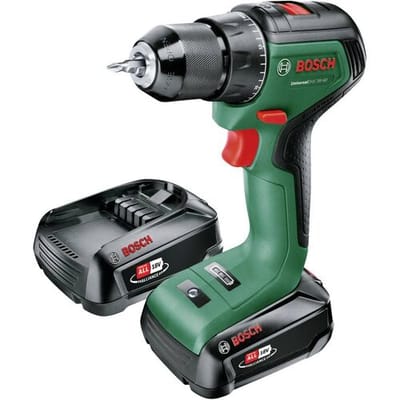 Bosch Home and Garden UniversalDrill 18V-60 06039D7002 Accu-boormachine, Accu-schroefmachine 18 V 2.0 Ah Li-ion Incl. 2 accus, Incl. lader