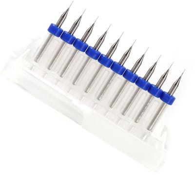 Store_9 - Micro Drill Tool Set - 10pcs Boor Set - Ideaal voor Modelbouw - 0.2mm Diameter - Perfect voor Harde Materialen - Geschikt voor Kunsts...