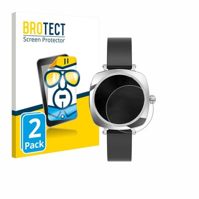 BROTECT - Screenprotector voor Sross Smartwatch 1.19" - Folie Beschermfolie transparant 2 Stuks