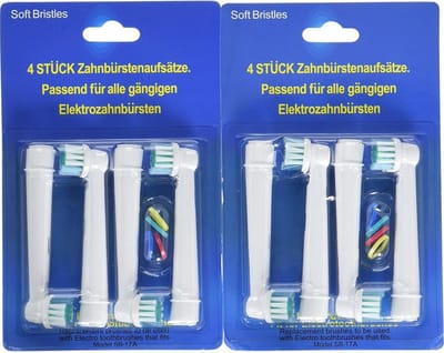 Universele Opzetborstels voor Oral-B  8 Opzetborstels Aanbieding