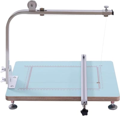 Schuimsnijder Tafelmodel - Piepschuim Snijmachine Gloeidraad - Precisie Snijden - Instelbare Temperatuur - 39x33 cm Werktafel - Zwart