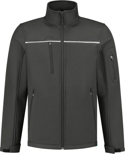 Tricorp 402701 Softshell Luxe Rewear - Donkergrijs - 3XL
