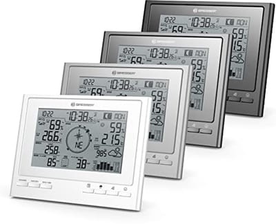 Extra Basisstation voor Weerstation - 7-in-1 Weerfunctie voor Binnen en Buiten