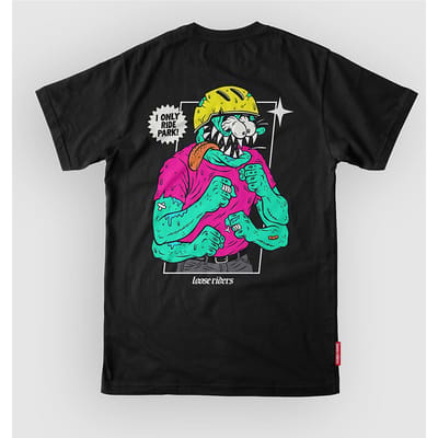 Loose Riders Ride Park Tech Tee zwart
