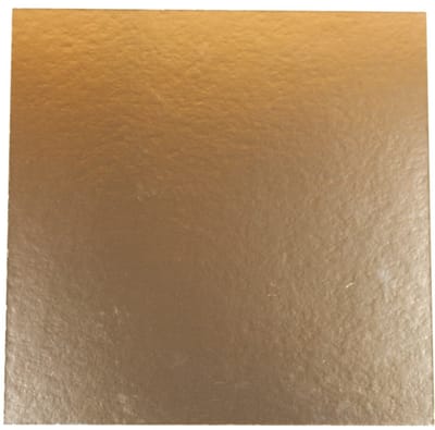 Taartkarton Vierkant Goud/Zwart 28x28cm 50st.