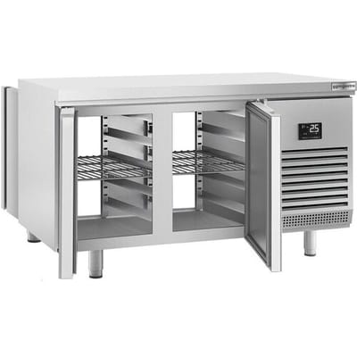 GGM Gastro Bäckereikühltisch Premium PLUS - 1618x800mm - mit Durchreiche Zilver