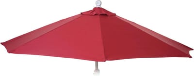 Vervangingshoes voor Parla halfronde parasol, parasolhoes vervangingshoes, 300cm stof/textiel UV 50+ 3kg ~ bordeaux