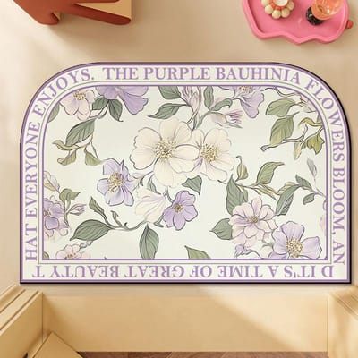 Bloem Toilet Diatomeeënaarde Huishoudelijk Absorberend Voetmat Mat Toiletmat Waskamer Mat Absorberend Antislip 40 * 60CM diatom mud