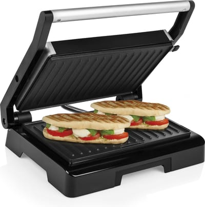 Tristar Contactgrill - GR-2854 - 1000W - Tosti apparaat - 23x14,5cm bakoppervlak - Grijs