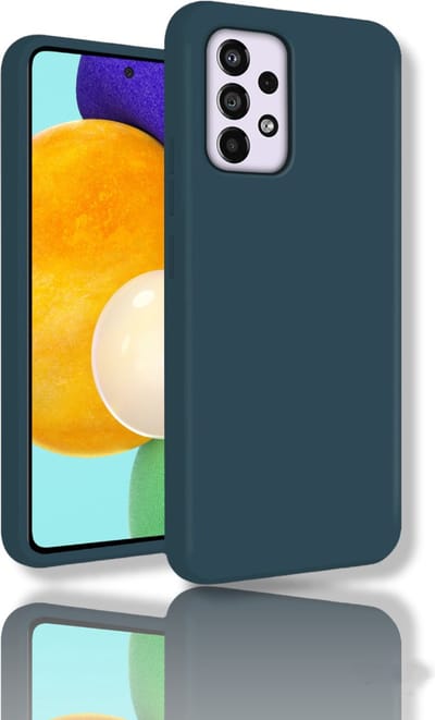 oTronica Hoesje Geschikt Voor Samsung Galaxy A53 hoesje - Siliconen hoesje - Donkergroen