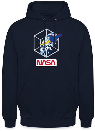 NASA-baan om de aarde Hoodie Unisex