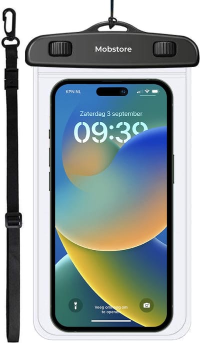 Waterdichte Telefoonhoesjes - Transparant - Onderwater hoesje telefoon - Geschikt voor alle Smartphones - Ook voor paspoort & betaalpassen – Waterdichte telefoonzakje