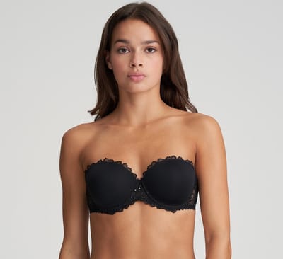 Marie Jo Jane Voorgevormde Strapless Bh 0101338 Zwart - maat EU 70B / FR 85B