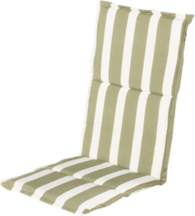 Hartman Roma Green - Tuinkussen - Universeel - Hoge Rug - 123x50cm - Tuinstoelkussen - Standenstoel kussen voor tuinstoel