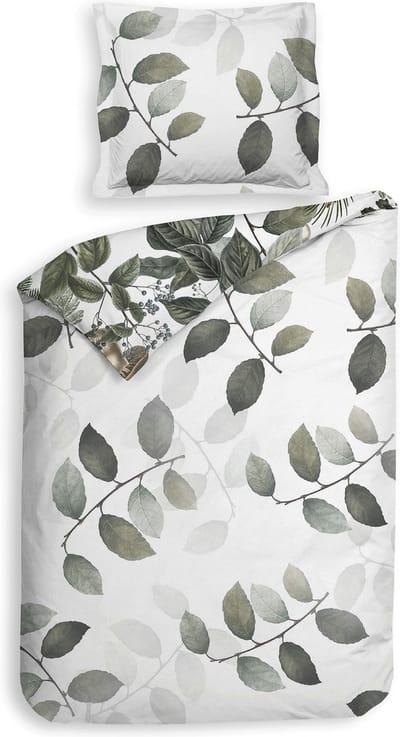 Heckettlane Xiel Dekbedovertrek - Eenpersoons - Katoen - 140x200-220cm - Wit
