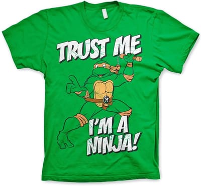 Teenage Mutant Ninja Turtles Heren Tshirt -S- Trust Me, I'm A Ninja Groen