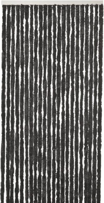 Royal Patio - Vliegengordijn -Kattenstaart- 90x210 cm - Zwart