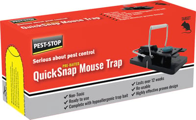 Pest-Stop - Quick-Snap muizenval met lokaas - 1 stuk