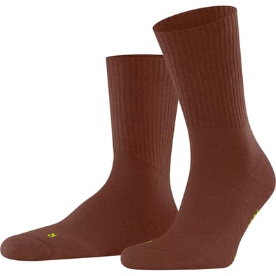 FALKE Walkie Light eenkleurig wol functioneel materiaal sokken unisex bruin - maat 37-38