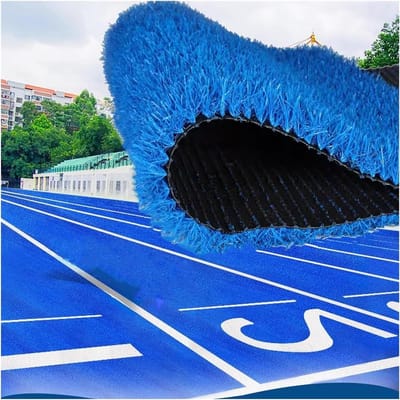 Kunstgras Mat - Nepgazon Tuin Tapijt - Balkon Decoratie - Hoge Dichtheid Zacht - 50x200cm - Blauw