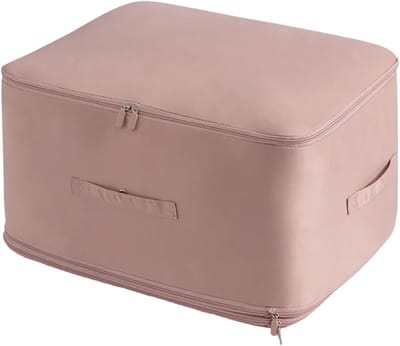 Opbergzakken met Compressie - Reisorganizers Kleding - Ruimte Besparen - Zelf-Compressie Ontwerp - XL - roze