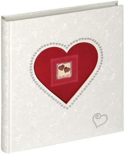 Luxe Gebonden Fotoalbum voor Bruiloft met Uitsparing - 60 Pagina's Wit