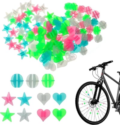 Fietsspaken Kralen - Spaak Decoratie - Kinderpret - Lichtgevend - 108 stuks - Meerkleurig