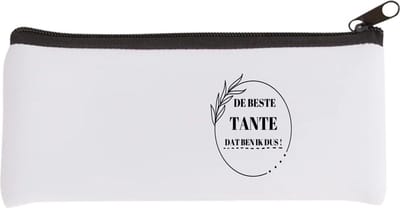 Akyol - de beste tante dat ben ik dus Etui - Tante - de beste tante - liefste tante - verjaardag - cadeau - kado - bedankje - geschenk - 20 bij 9 cm