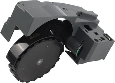 Robot Stofzuiger Wiel - Reserveonderdeel - Vloeren Reinigen - Verbeterde Tractie - Set van 2 - Zwart