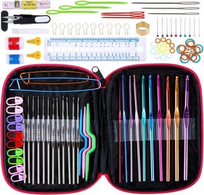Knaak 100 Delig Haaknaalden Set - Haakset - Hobby & Creatief - Haken voor beginners of gevorderen